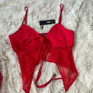 Angelica Lace top brand new with tags never worn size Large